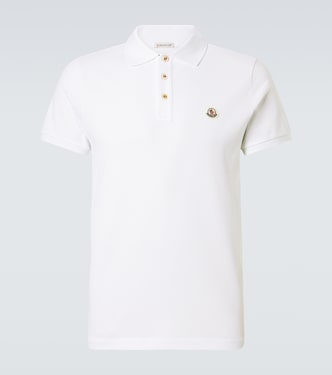 Cotton piqué polo shirt | Moncler