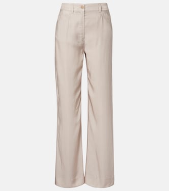 Checked twill straight pants | Acne Studios