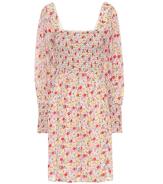 Floral georgette minidress | Ganni