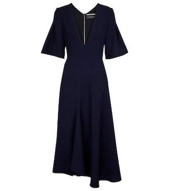 Botez wool crêpe midi dress | Roland Mouret