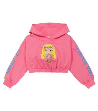 x Chiara Ferragni Mascotte cropped hoodie | Monnalisa