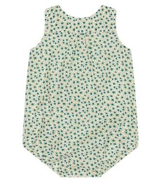 Baby - Jumpsuit corta Nico in cotone con stampa | Bonpoint
