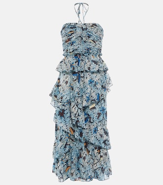 Simona printed cotton-blend midi dress | Ulla Johnson