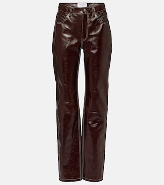 Pantaloni regular in pelle ombré | Marine Serre