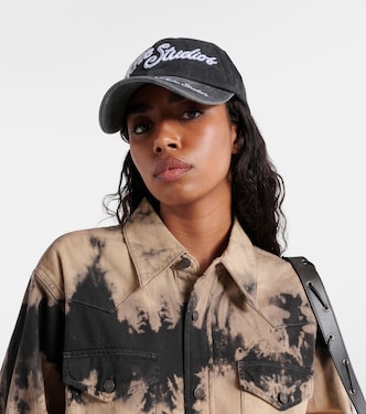 Casquette brodée en coton à logo | Acne Studios