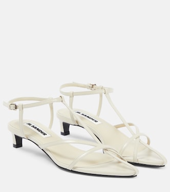 Sandalen aus Leder | Jil Sander