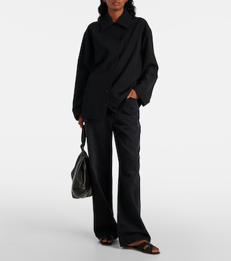 Pantoletten Soft Knot aus Satin | The Row