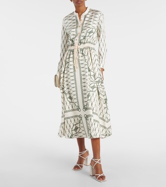 Bedrucktes Hemdblusenkleid aus Seiden-Twill | Tory Burch