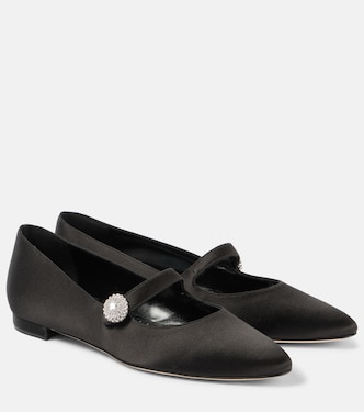 Ballerine Marijana in raso | Manolo Blahnik