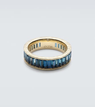 18kt gold ring with with topazes | Octavia Elizabeth