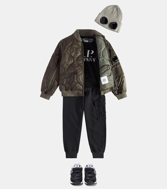 Logo wool-blend sweater | C.P. Company Kids