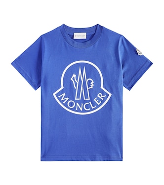 Logo printed cotton jersey T-shirt | Moncler Enfant