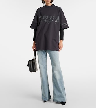 T-shirt oversize in jersey di cotone | Balenciaga