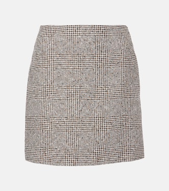 Coci linen-blend miniskirt | Blazé Milano