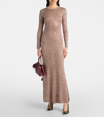 Robe longue à sequins | Balenciaga