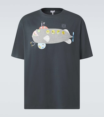 x Suna Fujita Submarine cotton jersey T-shirt | Loewe