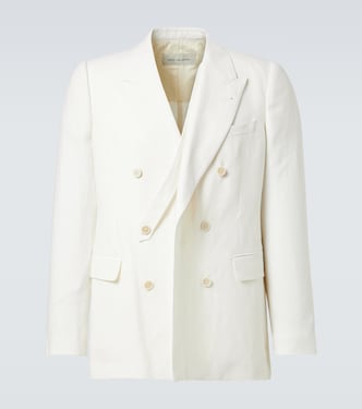 Linen, wool, silk, and cashmere blazer | Dries Van Noten