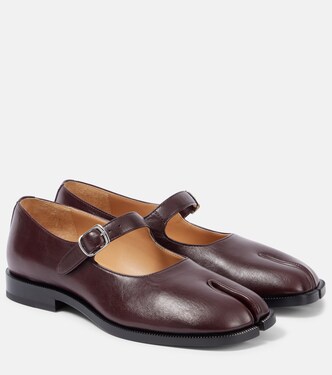 Tabi leather Mary Jane flats | Maison Margiela