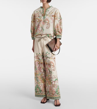 Top in cotone con stampa | Etro