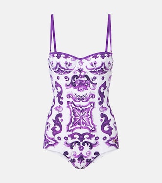 Majolica balconette swimsuit | Dolce&Gabbana