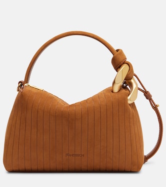 JWA Corner suede shoulder bag | JW Anderson