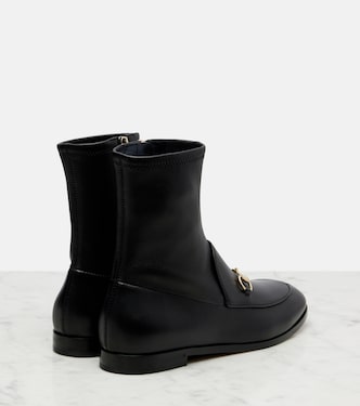 Ankle Boots Horsebit aus Leder | Gucci