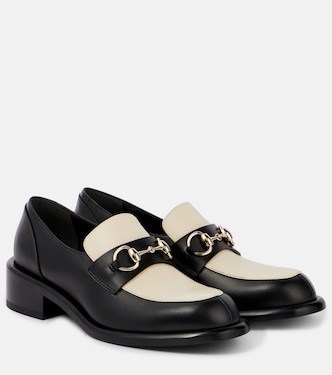 Horsebit leather loafers | Gucci