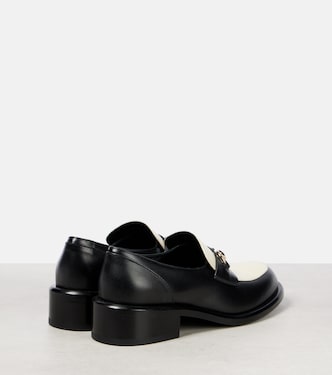 Horsebit leather loafers | Gucci
