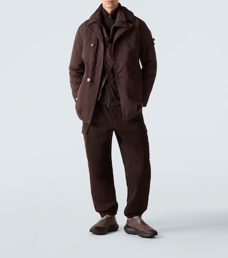 Ghost wool-blend flannel sweatpants | Stone Island