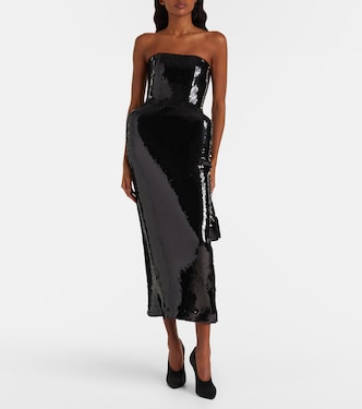 Sequined bustier dress | David Koma