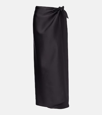 Jupe longue Corina en satin | Loro Piana