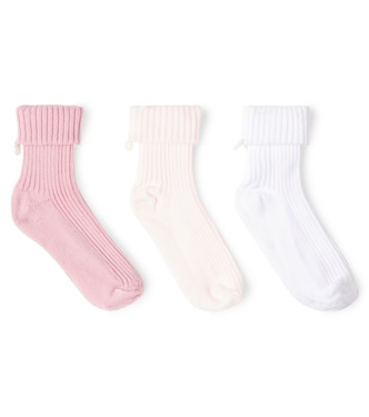 Baby - Set di 3 calzini in misto cotone a coste | Tartine et Chocolat