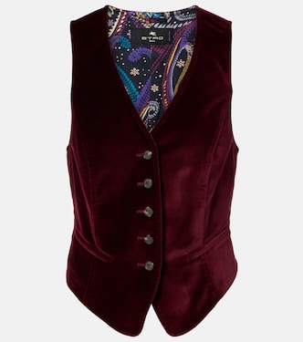 Cotton velvet vest | Etro