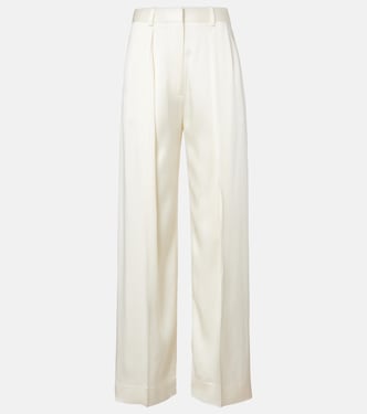 Pantalones anchos de satén | Victoria Beckham