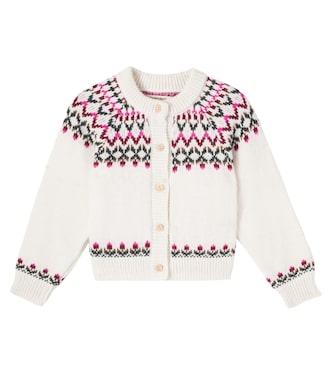 Baby Wendy floral jacquard cardigan | The New Society