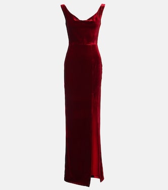 Velvet gown | Roland Mouret