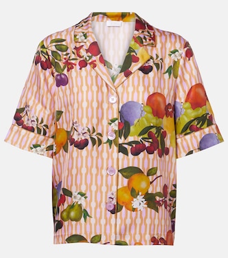 Chemise Cherry imprimée en soie | Eres