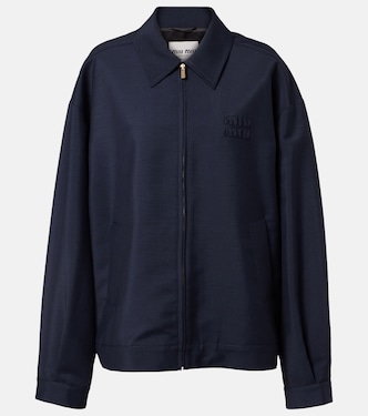 Chaqueta de mohair y lana | Miu Miu