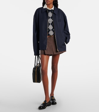 Mohair and wool blouson jacket | Miu Miu
