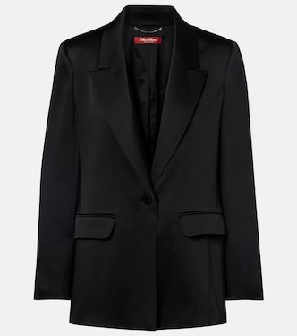 Satin crêpe blazer | Max Mara