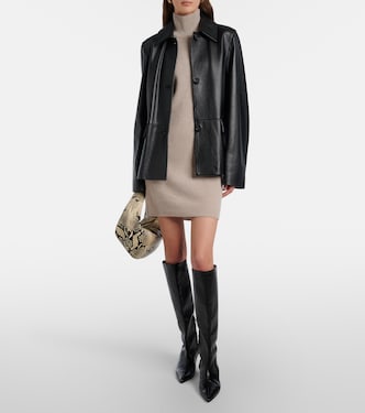 Carmen羊绒迷你连衣裙 | Lisa Yang