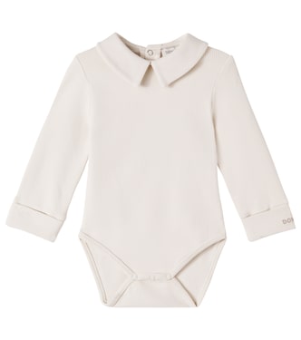 Baby Bienkes ribbed-knit cotton-blend bodysuit | Donsje