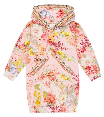 Floral cotton-blend sweatshirt dress | Camilla Kids