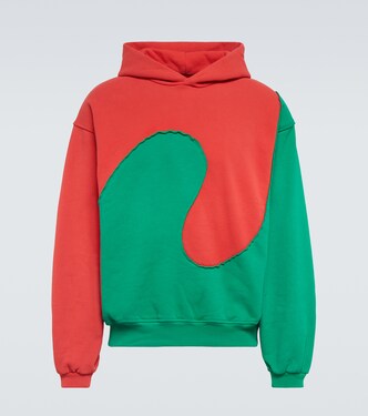 Felpa Wave in misto cotone con cappuccio | ERL