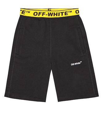 Shorts en jersey de algodón con logo | Off-White Kids