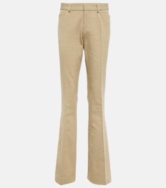 Cotton and wool-blend straight pants | Petar Petrov