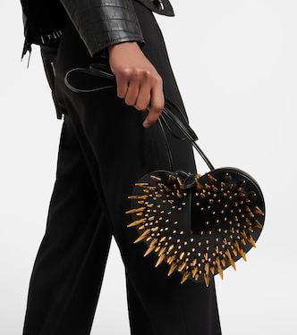 Sac Le Cœur en cuir à clous | Alaïa