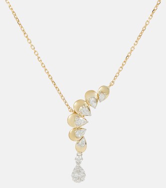 Halskette aus 18kt Gelbgold mit Diamanten | Yeprem