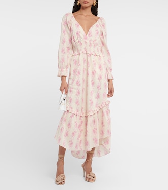 Midikleid Firefly aus Baumwolle | LoveShackFancy