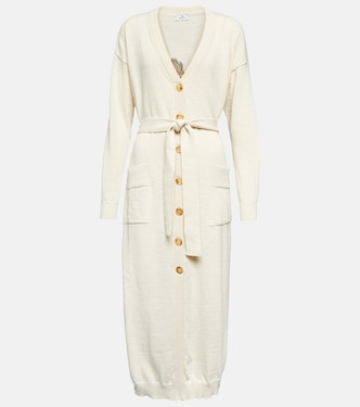 Embroidered wool, linen and cotton cardigan | Etro